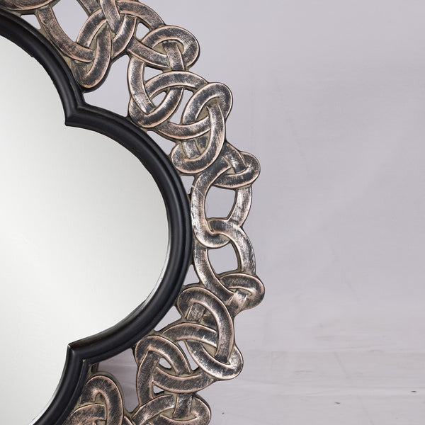 Luxe Crystal Wall Mirror Frame